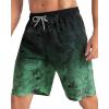 imageAPTRO Mens Swim Trunks 9quot Quick Dry Bathing Suit Big ampamp Tall Beach Swimsuits16 Gradientgreen