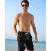 imageAPTRO Mens Swim Trunks 9quot Quick Dry Bathing Suit Big ampamp Tall Beach Swimsuits17 Solid Black