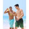 imageAPTRO Mens Swim Trunks 9quot Quick Dry Bathing Suit Big ampamp Tall Beach Swimsuits17 Solid Black