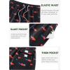 imageAPTRO Mens Swim Trunks 9quot Quick Dry Bathing Suit Big ampamp Tall Beach Swimsuits1702 Shark Bluered