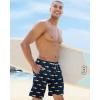 imageAPTRO Mens Swim Trunks 9quot Quick Dry Bathing Suit Big ampamp Tall Beach Swimsuits1702 Shark Green