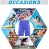 imageAPTRO Mens Swim Trunks 9quot Quick Dry Bathing Suit Big ampamp Tall Beach Swimsuits1702 Shark Orange