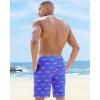 imageAPTRO Mens Swim Trunks 9quot Quick Dry Bathing Suit Big ampamp Tall Beach Swimsuits1702 Shark Orange