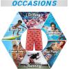 imageAPTRO Mens Swim Trunks 9quot Quick Dry Bathing Suit Big ampamp Tall Beach Swimsuits1702 Shark Pink