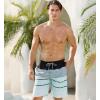 imageAPTRO Mens Swim Trunks 9quot Quick Dry Bathing Suit Big ampamp Tall Beach Swimsuits1703 Stripes Cream