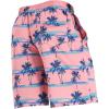 imageAPTRO Mens Swim Trunks 9quot Quick Dry Bathing Suit Big ampamp Tall Beach Swimsuits19 Palms01pink