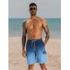 imageAPTRO Mens Swim Trunks 9quot Quick Dry Bathing Suit Big ampamp Tall Beach SwimsuitsGradient Blue Cargo