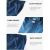 imageAPTRO Mens Swim Trunks 9quot Quick Dry Bathing Suit Big ampamp Tall Beach SwimsuitsGradient Blue Cargo