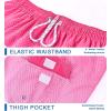 imageAPTRO Mens Swim Trunks 9quot Quick Dry Bathing Suit Big ampamp Tall Beach SwimsuitsGradient Gradual Pink