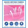 imageAPTRO Mens Swim Trunks 9quot Quick Dry Bathing Suit Big ampamp Tall Beach SwimsuitsGradient Gradual Pink