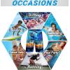 imageAPTRO Mens Swim Trunks 9quot Quick Dry Bathing Suit Big ampamp Tall Beach SwimsuitsH09 Palm Blue