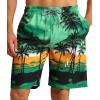 imageAPTRO Mens Swim Trunks 9quot Quick Dry Bathing Suit Big ampamp Tall Beach SwimsuitsH10 Palm Green