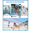 imageAPTRO Mens Swim Trunks 9quot Quick Dry Bathing Suit Big ampamp Tall Beach SwimsuitsH17 Palm Sunset