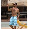 imageAPTRO Mens Swim Trunks 9quot Quick Dry Bathing Suit Big ampamp Tall Beach SwimsuitsHa01 Bluestripes
