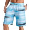 imageAPTRO Mens Swim Trunks 9quot Quick Dry Bathing Suit Big ampamp Tall Beach SwimsuitsHa01 Bluestripes