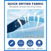 imageAPTRO Mens Swim Trunks 9quot Quick Dry Bathing Suit Big ampamp Tall Beach SwimsuitsHa01 Bluestripes