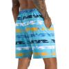 imageAPTRO Mens Swim Trunks 9quot Quick Dry Bathing Suit Big ampamp Tall Beach SwimsuitsHa02 Blue