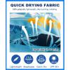 imageAPTRO Mens Swim Trunks 9quot Quick Dry Bathing Suit Big ampamp Tall Beach SwimsuitsHa02 Blue