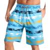 imageAPTRO Mens Swim Trunks 9quot Quick Dry Bathing Suit Big ampamp Tall Beach SwimsuitsHa02 Blue