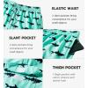 imageAPTRO Mens Swim Trunks 9quot Quick Dry Bathing Suit Big ampamp Tall Beach SwimsuitsHw015 Green Shark