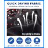 imageAPTRO Mens Swim Trunks 9quot Quick Dry Bathing Suit Big ampamp Tall Beach SwimsuitsK36 Black Red Flag