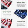 imageAPTRO Mens Swim Trunks 9quot Quick Dry Bathing Suit Big ampamp Tall Beach SwimsuitsK38 Flagred