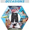 imageAPTRO Mens Swim Trunks 9quot Quick Dry Bathing Suit Big ampamp Tall Beach SwimsuitsM18 Hula Black