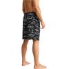 imageAPTRO Mens Swim Trunks 9quot Quick Dry Bathing Suit Big ampamp Tall Beach SwimsuitsM18 Hula Black