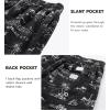 imageAPTRO Mens Swim Trunks 9quot Quick Dry Bathing Suit Big ampamp Tall Beach SwimsuitsM18 Hula Black