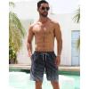imageAPTRO Mens Swim Trunks 9quot Quick Dry Bathing Suit Big ampamp Tall Beach SwimsuitsM19 Black
