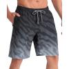 imageAPTRO Mens Swim Trunks 9quot Quick Dry Bathing Suit Big ampamp Tall Beach SwimsuitsM19 Black