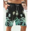 imageAPTRO Mens Swim Trunks 9quot Quick Dry Bathing Suit Big ampamp Tall Beach SwimsuitsPalm Green
