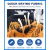 imageAPTRO Mens Swim Trunks 9quot Quick Dry Bathing Suit Big ampamp Tall Beach SwimsuitsPalm Orange