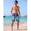 imageAPTRO Mens Swim Trunks 9quot Quick Dry Bathing Suit Big ampamp Tall Beach SwimsuitsPalm Tree
