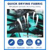 imageAPTRO Mens Swim Trunks 9quot Quick Dry Bathing Suit Big ampamp Tall Beach SwimsuitsPalm Treeaqua