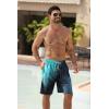 imageAPTRO Mens Swim Trunks 9quot Quick Dry Bathing Suit Big ampamp Tall Beach SwimsuitsT10gradient C2green