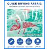 imageAPTRO Mens Swim Trunks 9quot Quick Dry Bathing Suit Big ampamp Tall Beach SwimsuitsT11 Flamingo