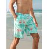imageAPTRO Mens Swim Trunks 9quot Quick Dry Bathing Suit Big ampamp Tall Beach SwimsuitsT11 Flamingo