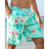 imageAPTRO Mens Swim Trunks 9quot Quick Dry Bathing Suit Big ampamp Tall Beach SwimsuitsT11 Flamingo