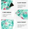 imageAPTRO Mens Swim Trunks 9quot Quick Dry Bathing Suit Big ampamp Tall Beach SwimsuitsT11 Flamingo