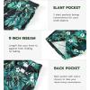 imageAPTRO Mens Swim Trunks 9quot Quick Dry Bathing Suit Big ampamp Tall Beach SwimsuitsT11 Floral Green