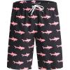 imageAPTRO Mens Swim Trunks 9quot Quick Dry Bathing Suit Big ampamp Tall Beach SwimsuitsH16 Fishshark