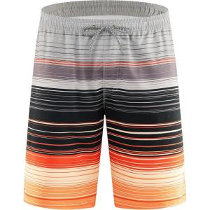 imageAPTRO Mens Swim Trunks 9quot Quick Dry Bathing Suit Big ampamp Tall Beach SwimsuitsStripes Orange