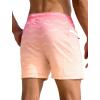imageAPTRO 2 in 1 Mens Swim Trunks 5quot Quick Dry Swim Shorts Bathing Suit Swim Trunks with Zipper PocketsW01pink