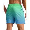 imageAPTRO 2 in 1 Mens Swim Trunks 5quot Quick Dry Swim Shorts Bathing Suit Swim Trunks with Zipper PocketsW02blue Green