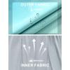 imageAPTRO 2 in 1 Mens Swim Trunks 5quot Quick Dry Swim Shorts Bathing Suit Swim Trunks with Zipper PocketsW03light Blue