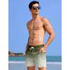imageAPTRO 2 in 1 Mens Swim Trunks 5quot Quick Dry Swim Shorts Bathing Suit Swim Trunks with Zipper PocketsW04army Green