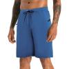 imageAPTRO 2 in 1 Mens Swim Trunks 9quot with Zipper Pockets Bathing Suit Builtin Board Shorts Swimwear Long ShortsBs09 Blue