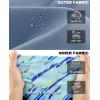 imageAPTRO 2 in 1 Mens Swim Trunks 9quot with Zipper Pockets Bathing Suit Builtin Board Shorts Swimwear Long ShortsBs19 Gray Blue
