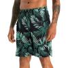 imageAPTRO 2 in 1 Mens Swim Trunks 9quot with Zipper Pockets Bathing Suit Builtin Board Shorts Swimwear Long ShortsPalm Green